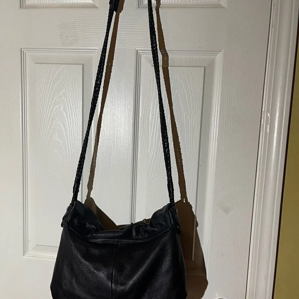 Nixon Soft leather Black Patchwork Hobo shoulder/crossbody medium Bag